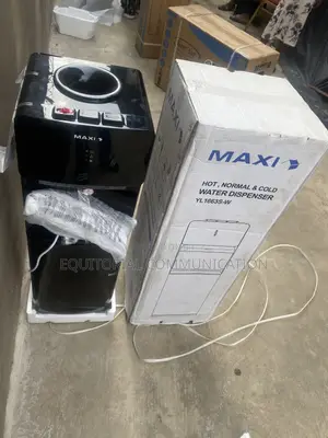 MAXI YL1663S-W Water Dispenser With Integrated Storage Cabinet