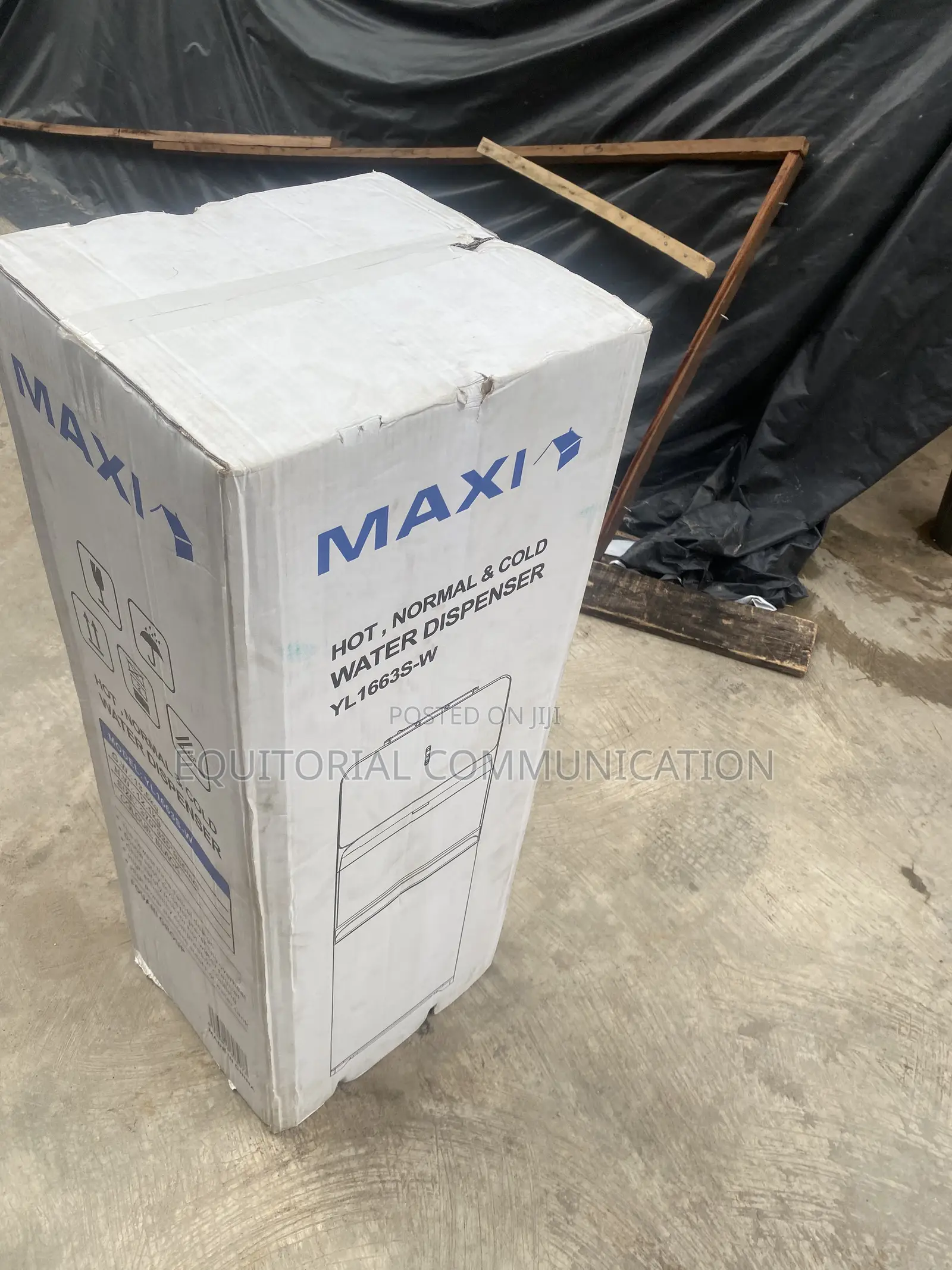 MAXI YL1663S-W Water Dispenser With Double Safety Protection