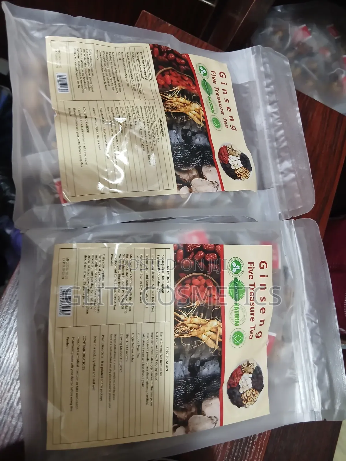 Ginseng Five Treasure Tea