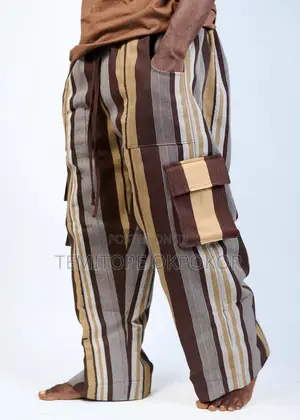Aso Oke Cargo Pants