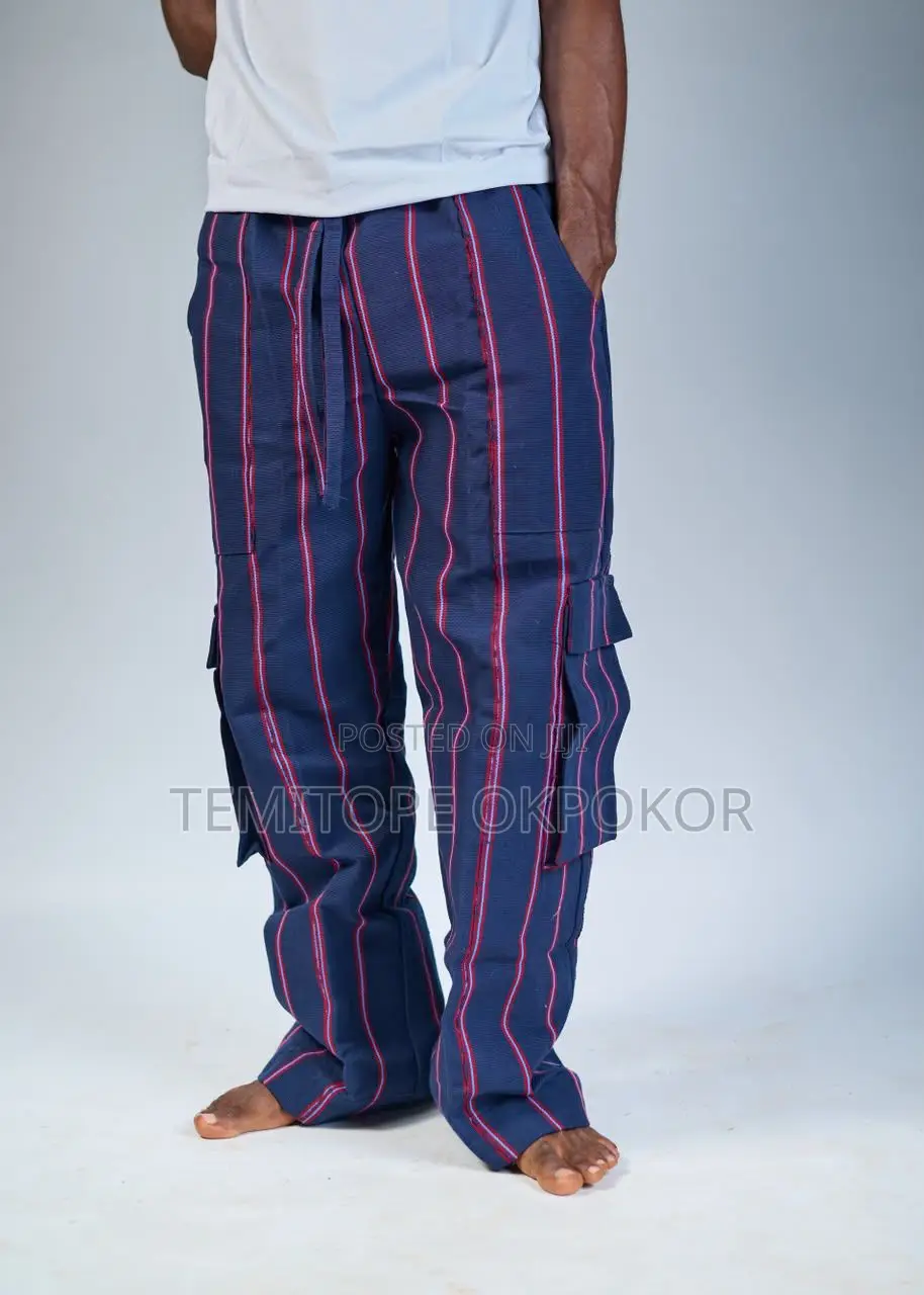 Aso Oke Cargo Pants