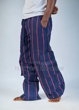Aso Oke Cargo Pants