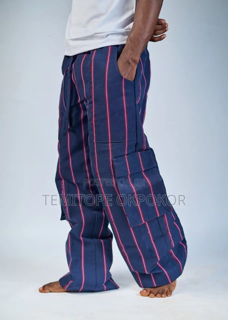 Aso Oke Cargo Pants