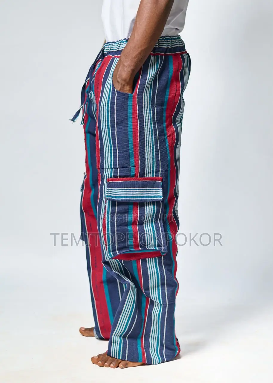 Aso Oke Cargo Pants