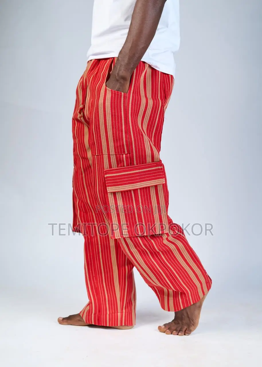Aso Oke Cargo Pants