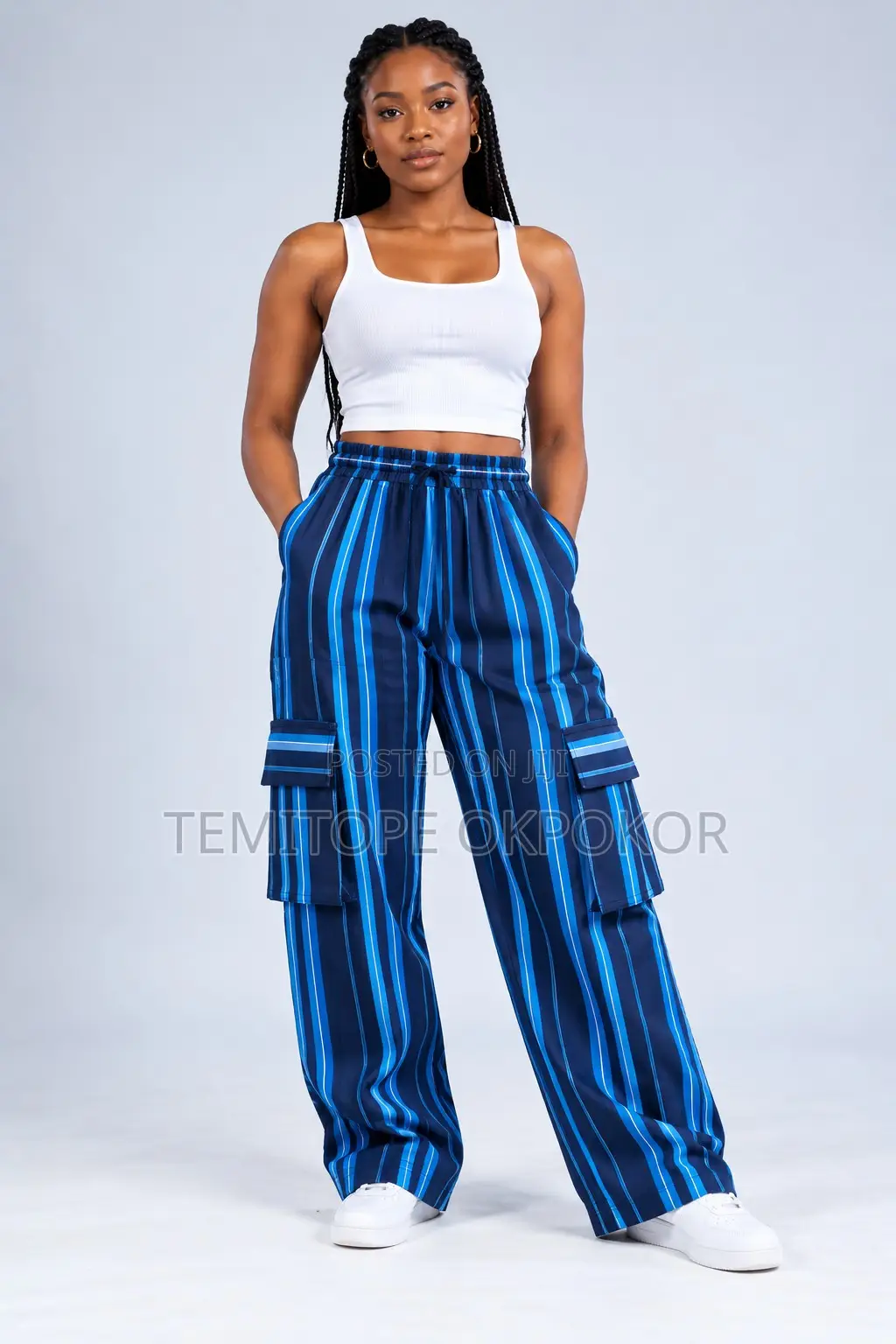 Aso Oke Cargo Pants
