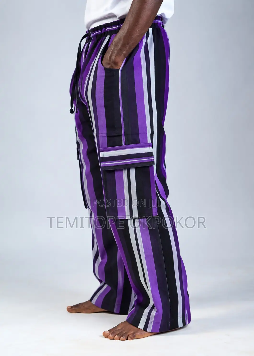 Aso Oke Cargo Pants