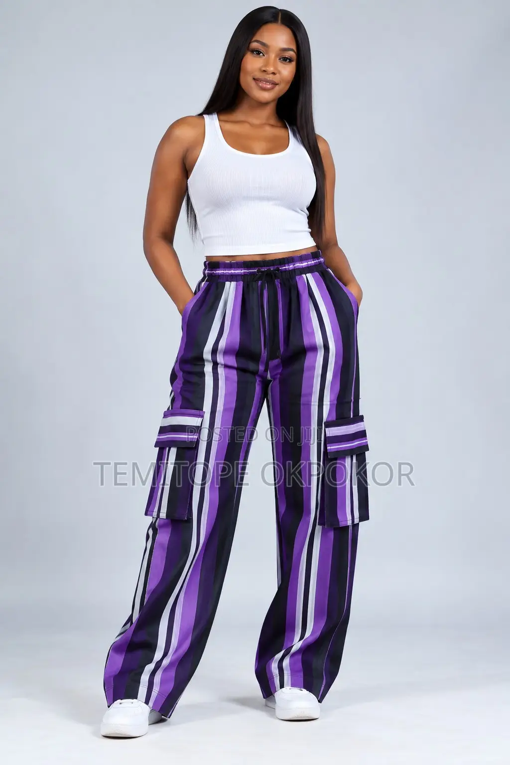 Aso Oke Cargo Pants