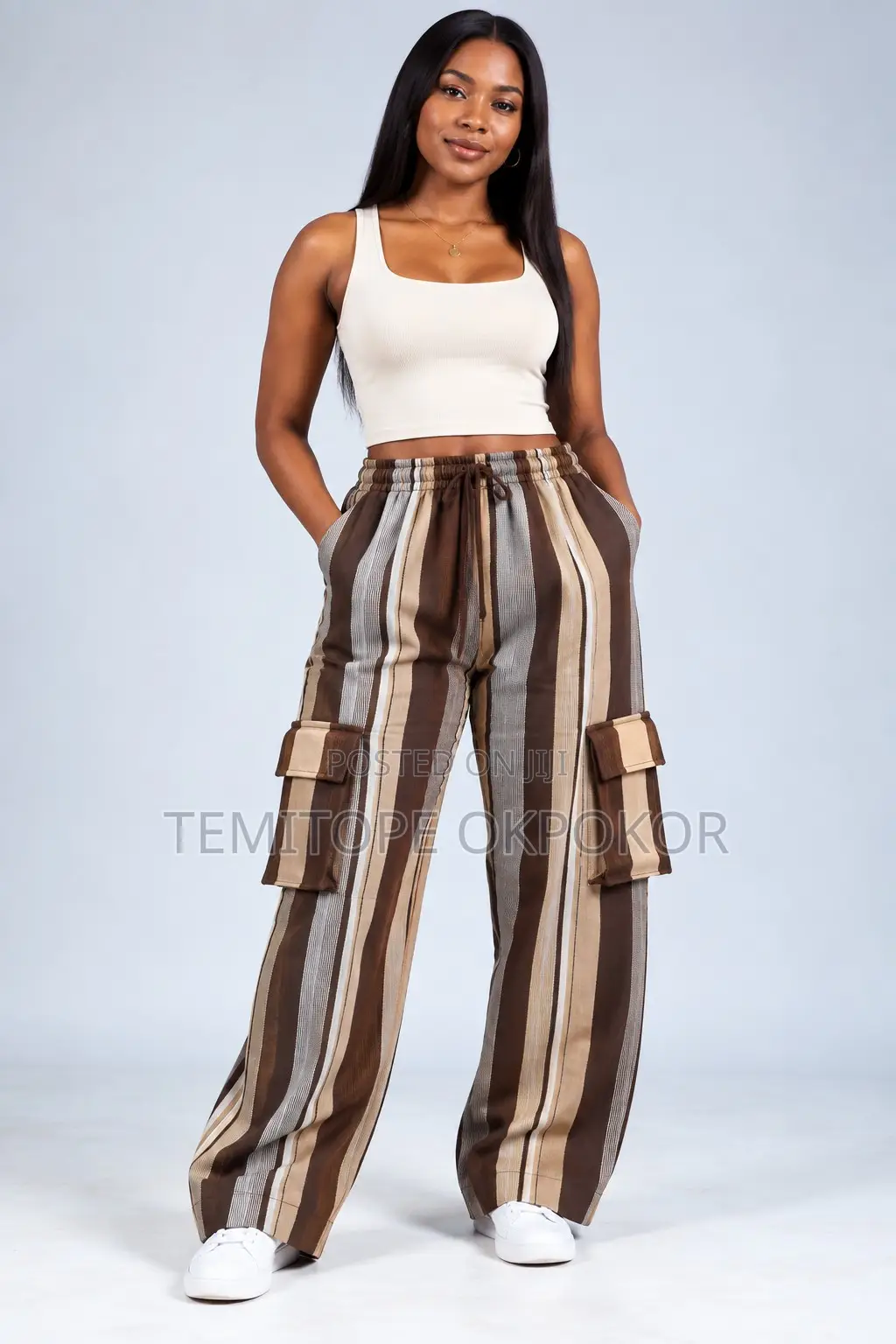 Aso Oke Cargo Pants