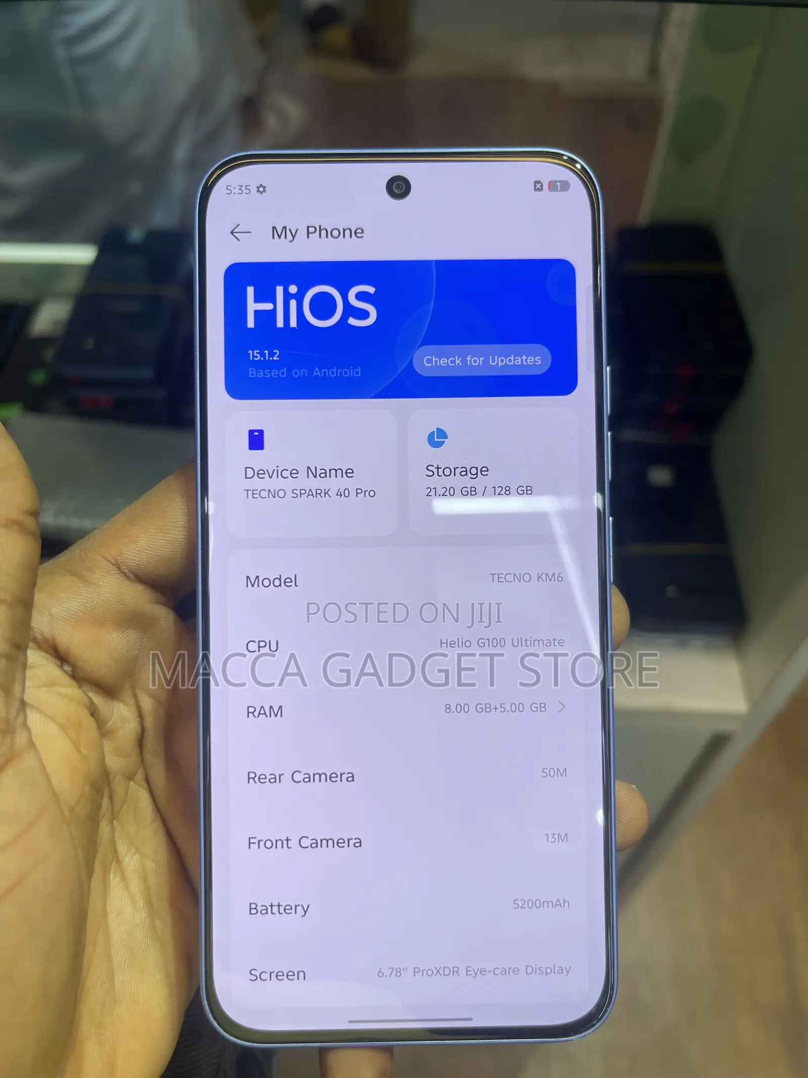 Tecno Spark 40 Pro 128 GB Blue