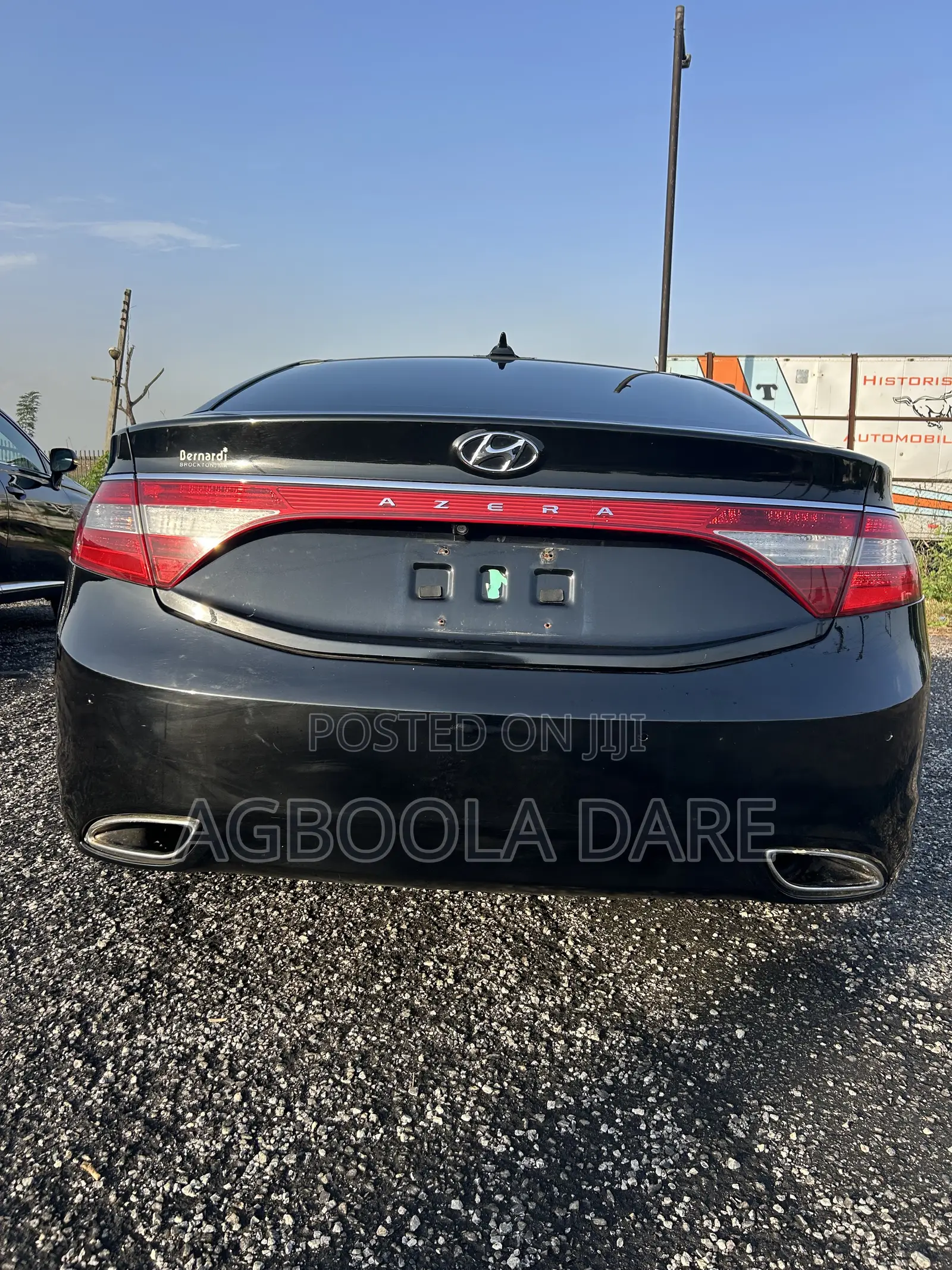 Hyundai Azera Base 2012 Black