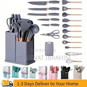 Silicone Cooking Spoon Set