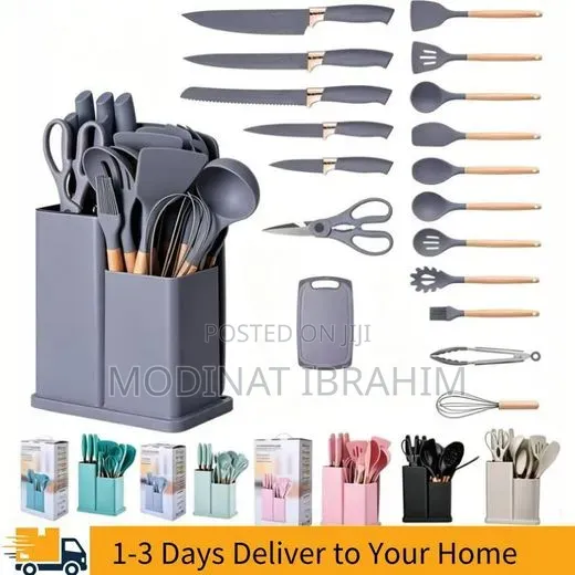 Silicone Cooking Spoon Set