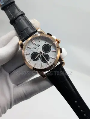 Patek Philippe Leather Chronograph Wristwatches | Timeless Luxury