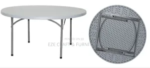 5feet Round Banquet Folding Table