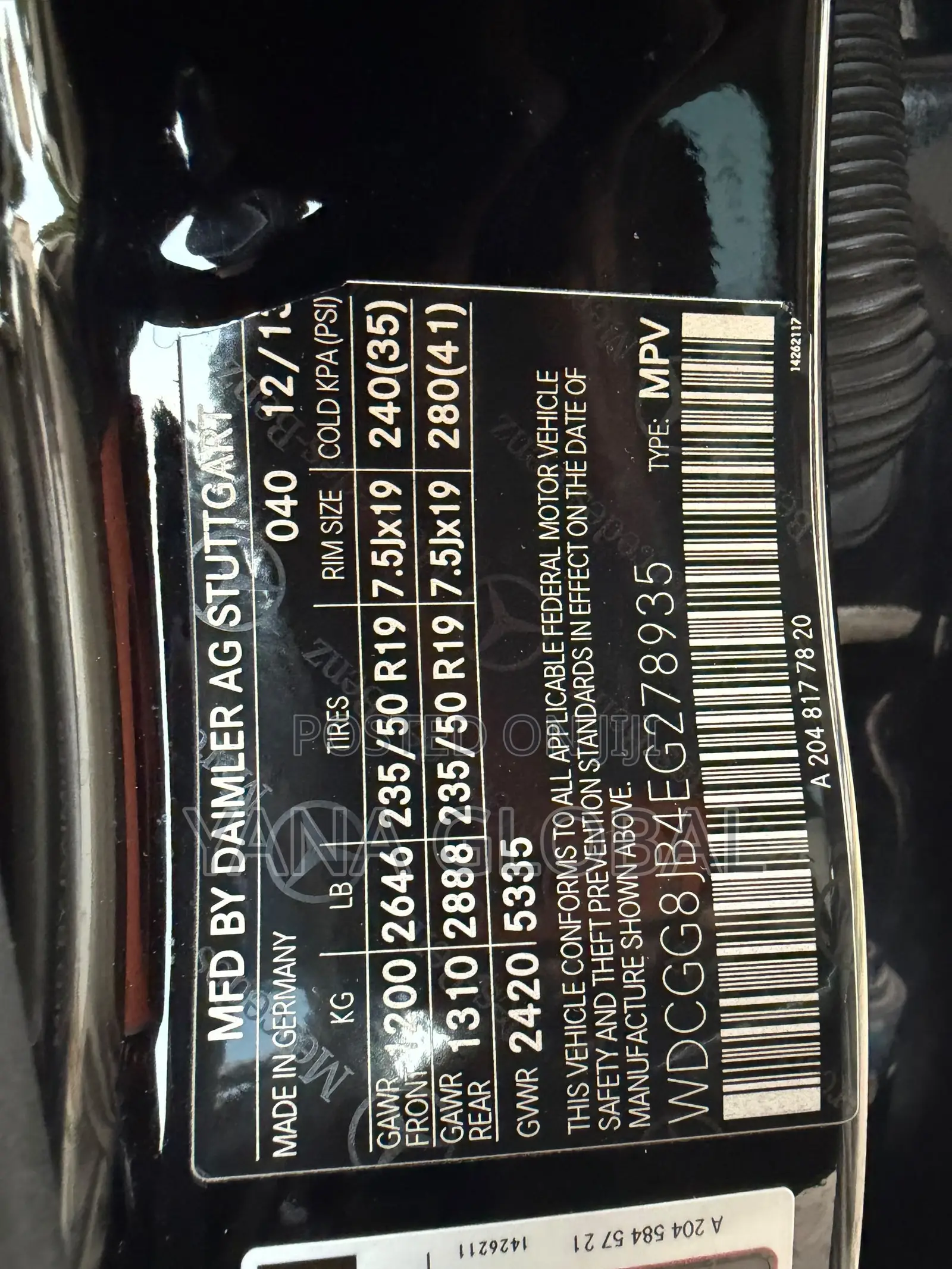 Mercedes-Benz GLK-Class 2014 Black
