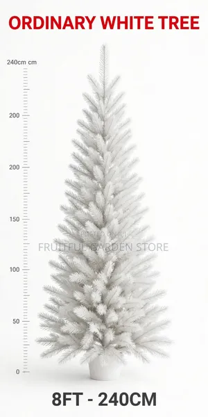 Ordinary White Tree - Decorated