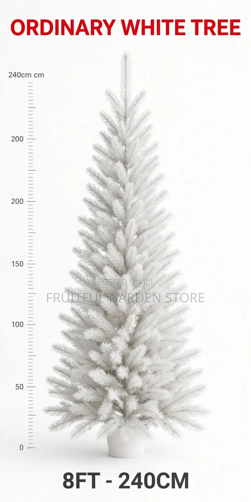 Ordinary White Tree - Decorated