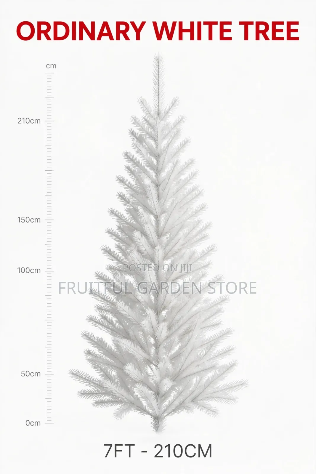 Christmas Tree Ordinary White 7ft