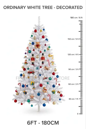 Ordinary White Christmas Tree 6ft