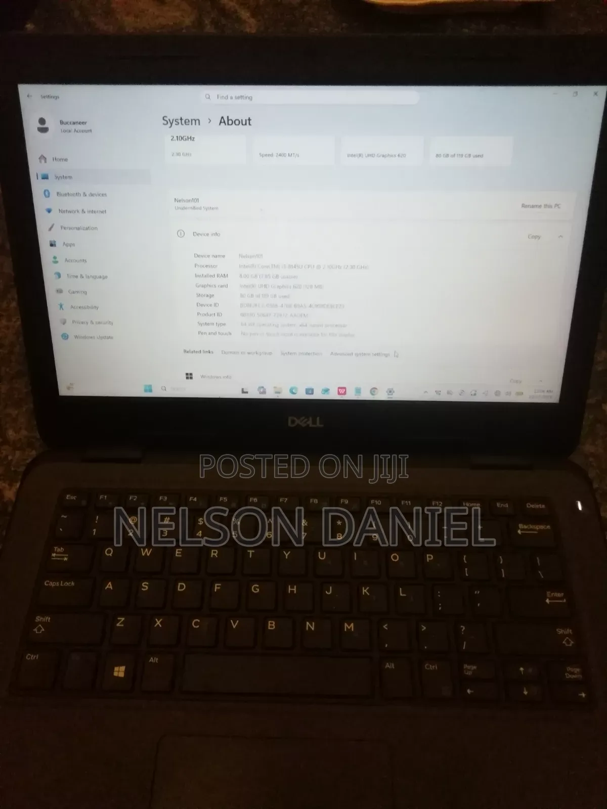 Laptop Dell Inspiron 13 5000 8GB Intel Core i3 SSD 128GB