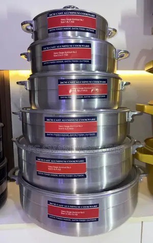 6set Cast Aluminum Pot