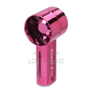 Eletroplated Handheld Misting Spray Fan