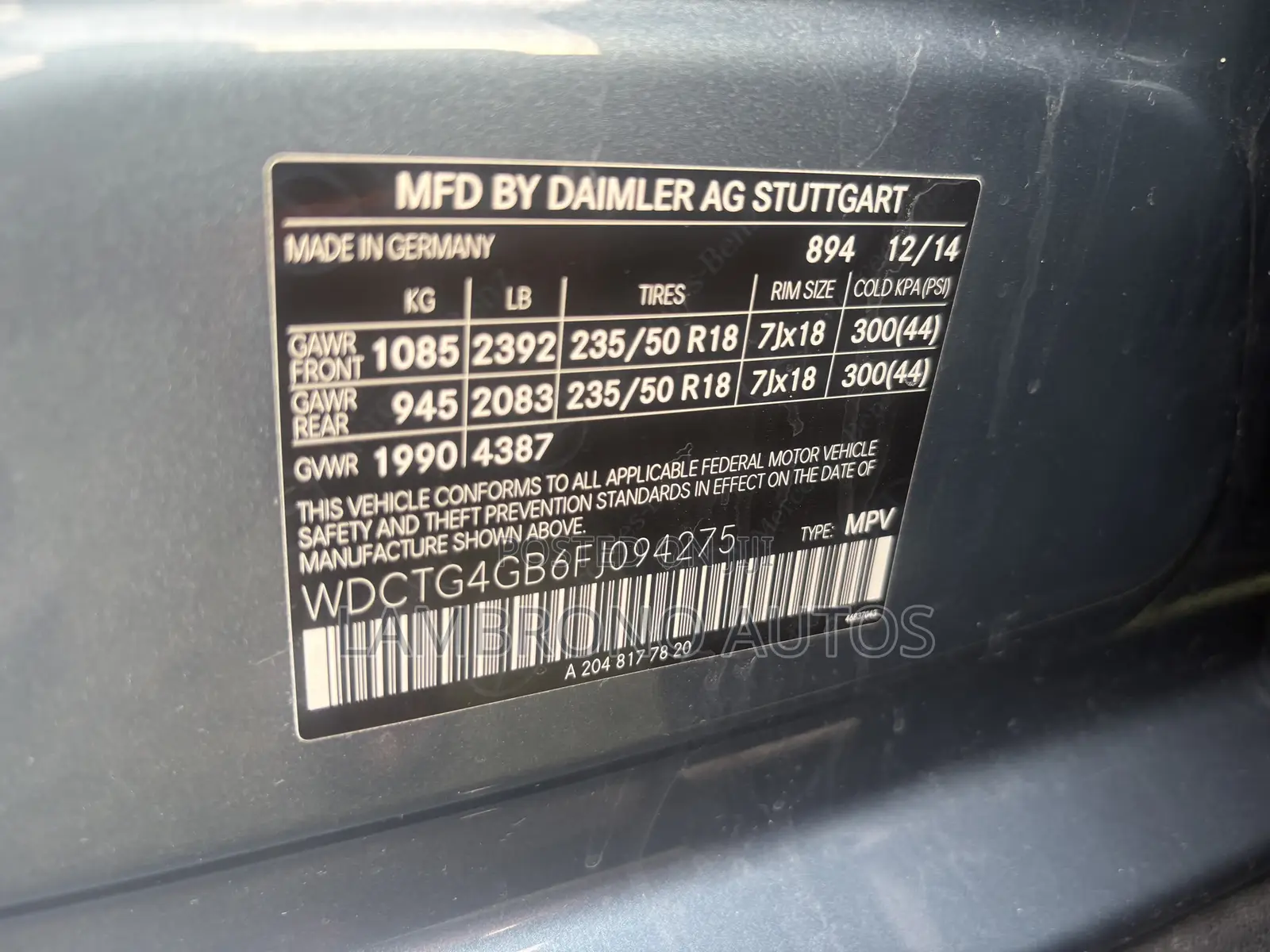 Mercedes-Benz GLA-Class 2015 Green