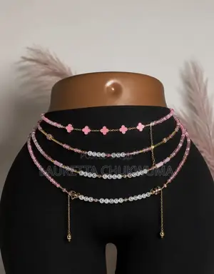 Chio Waist Beads,necklace, Hand, Bangle, and Earrings