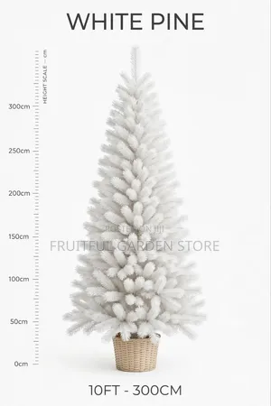 White Pine Christmas Tree - Decorated