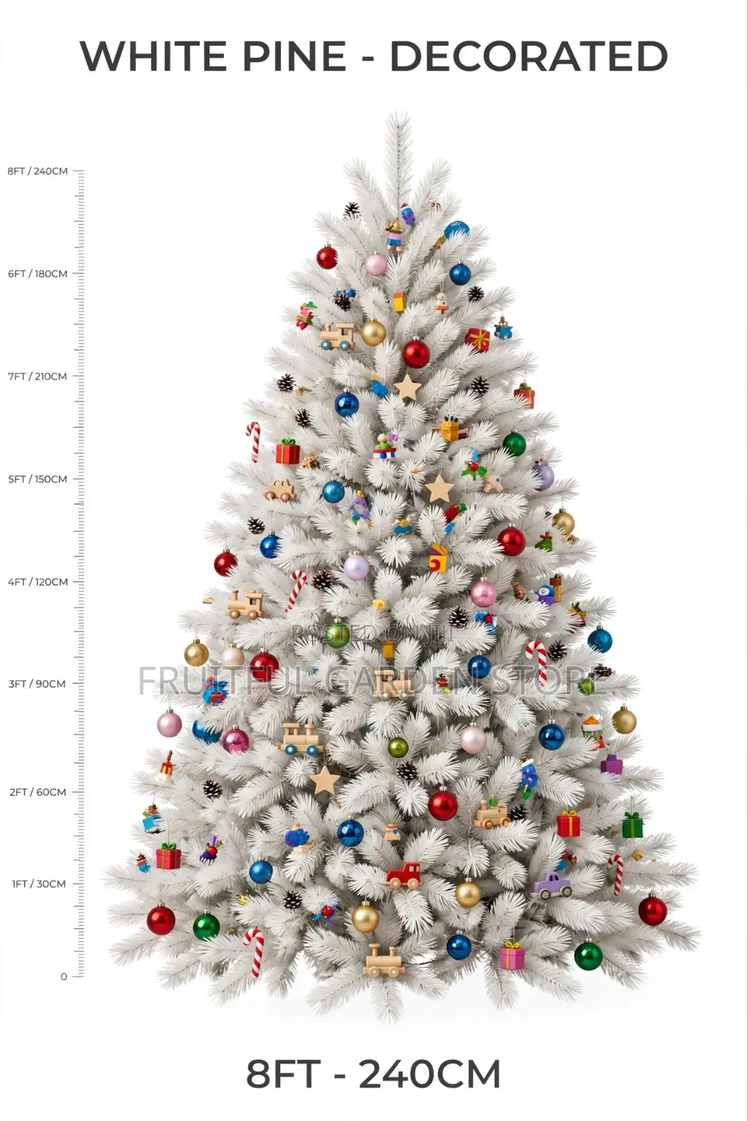 Pine Tree White 8ft