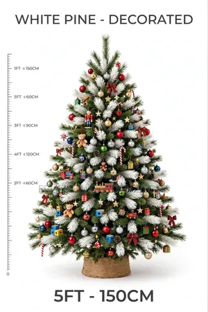 White Christmas Tree Pine 5ft