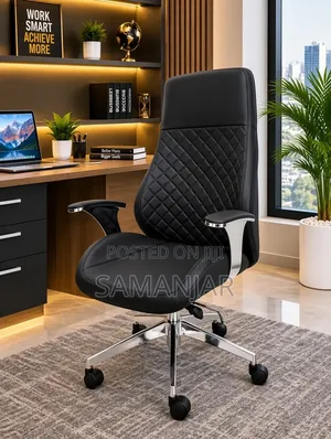Executive Office Chair Black Color,