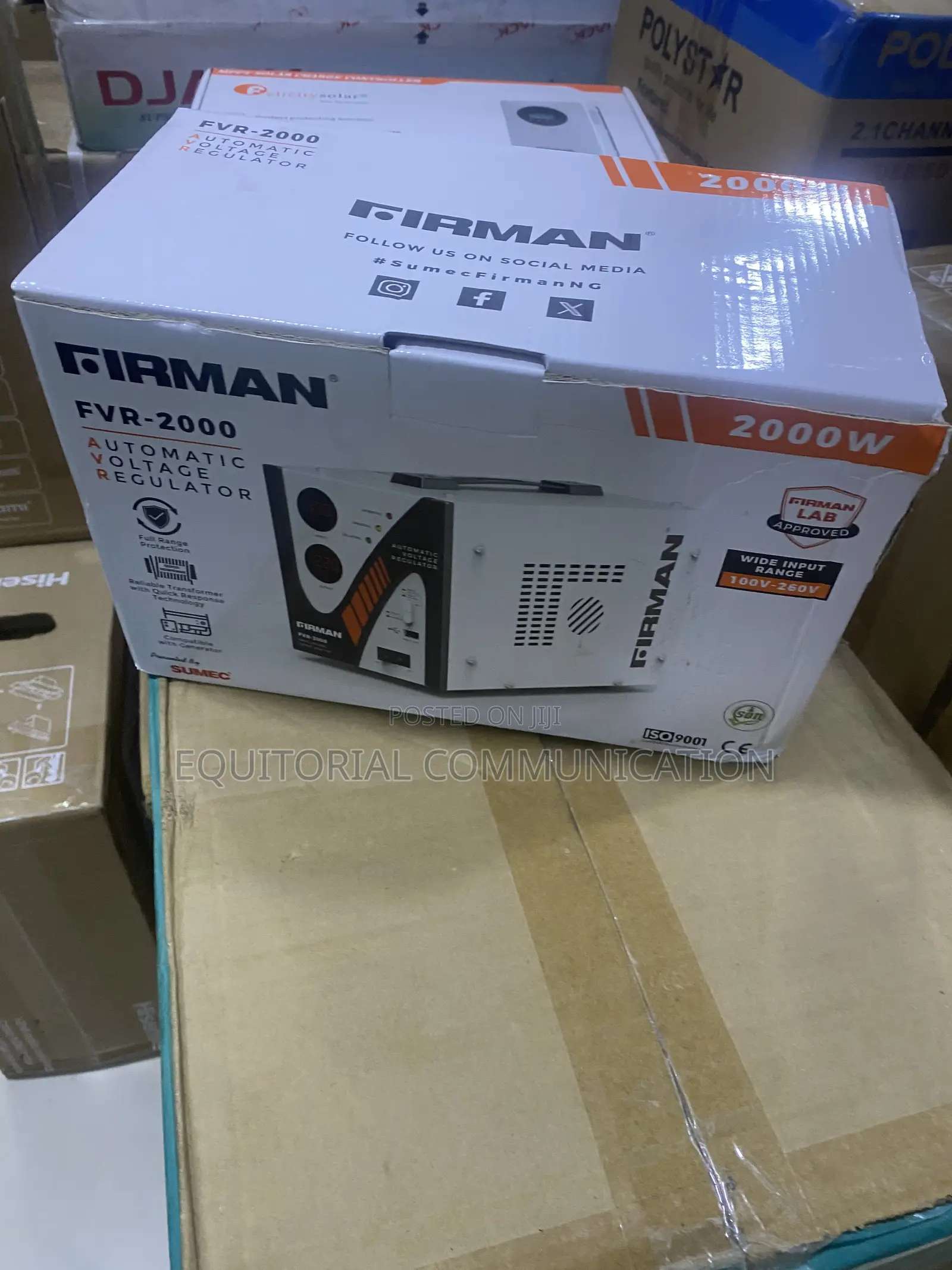 Firman FVR-2000 2000W Power Voltage Stabilizer 100V–260V