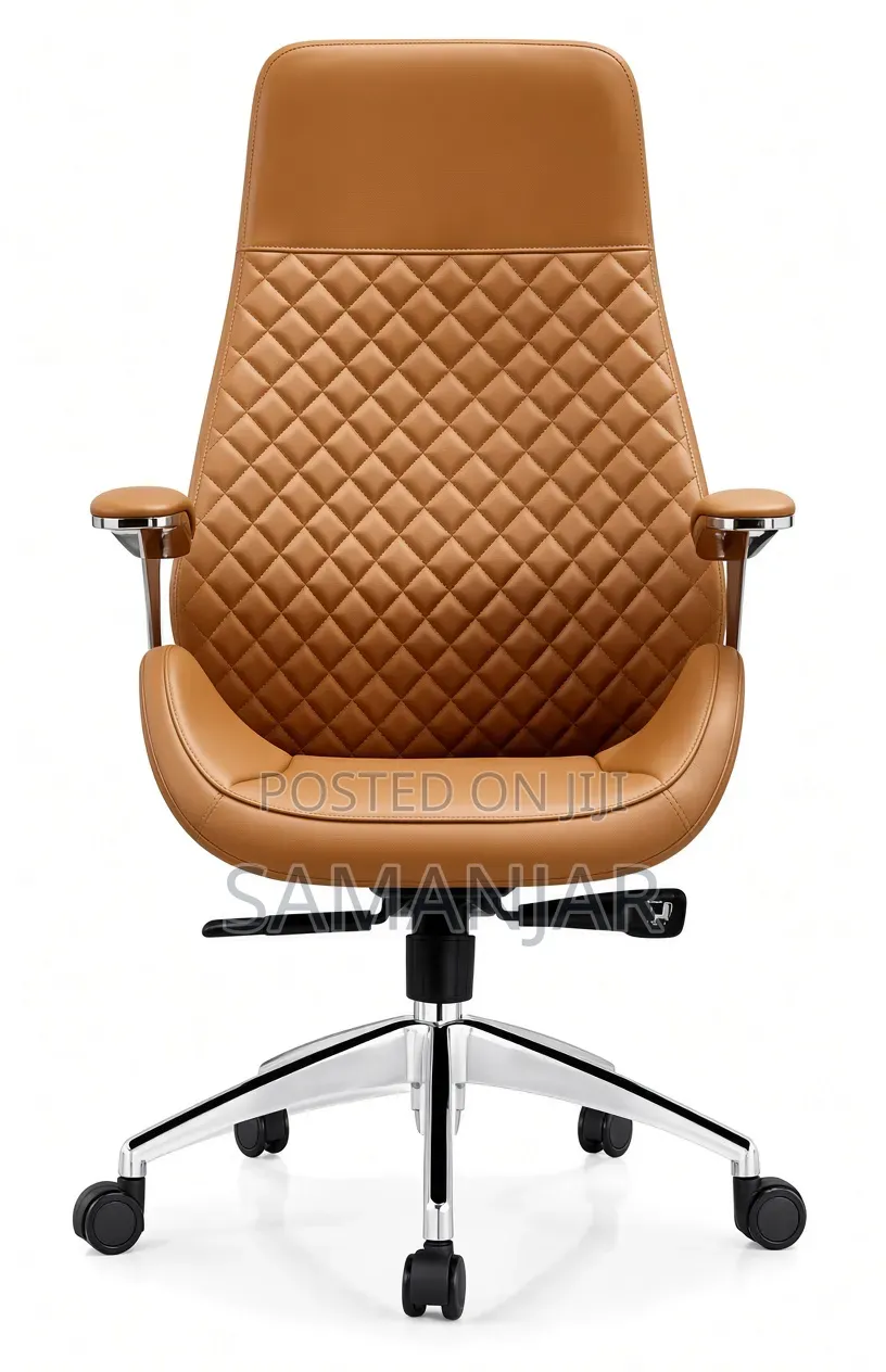 Premium Ergonomic Office Chair Brown Color