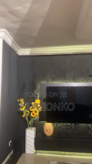 Black TV Console