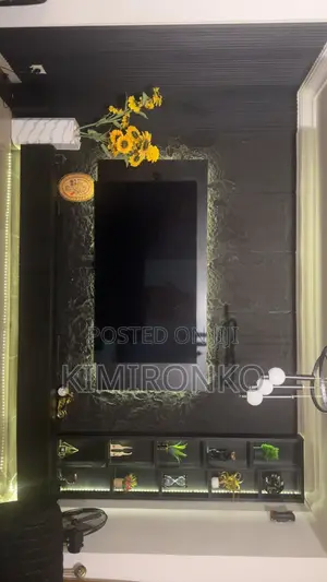 Black TV Console