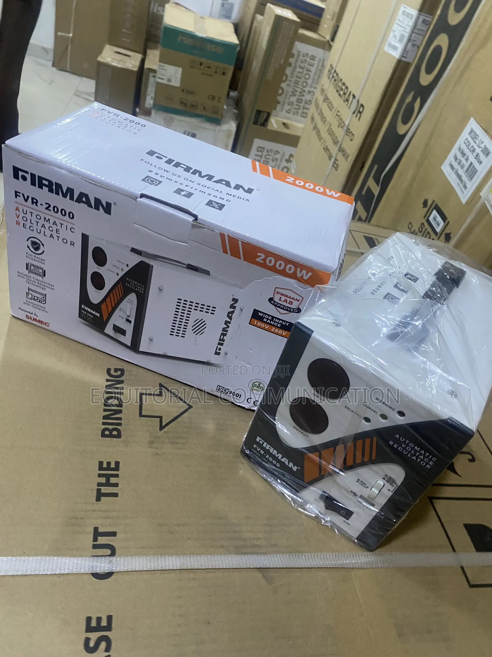 Firman FVR-2000 2000W Power Protection Voltage Stabilizer 100V–260V