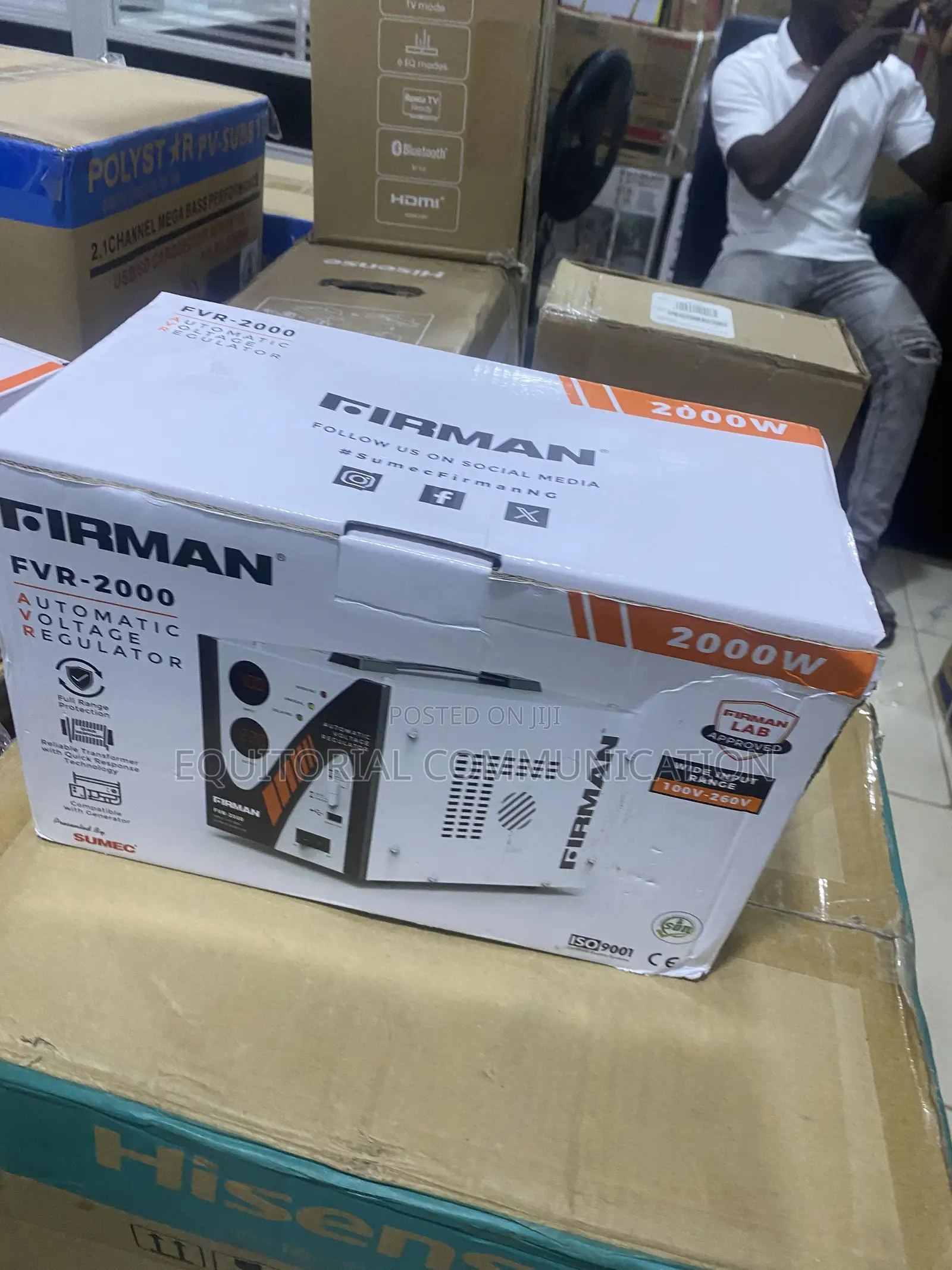 Firman FVR-2000 2000w AC Voltage Stabilizer 100v–260v