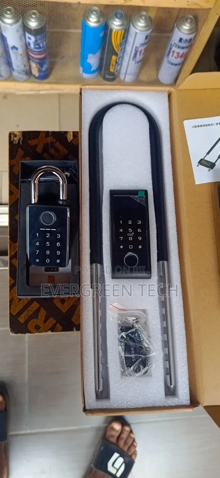 Smart Tuya Fingerprint Pad Lock