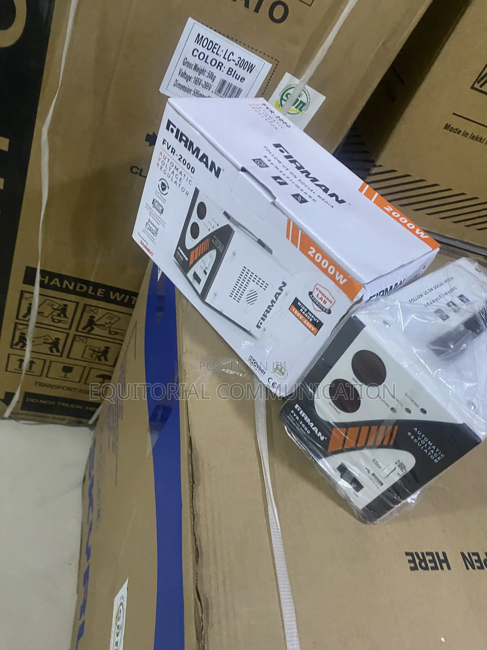 Firman FVR-2000 2000W Electrical Voltage Control Unit 100V–260V