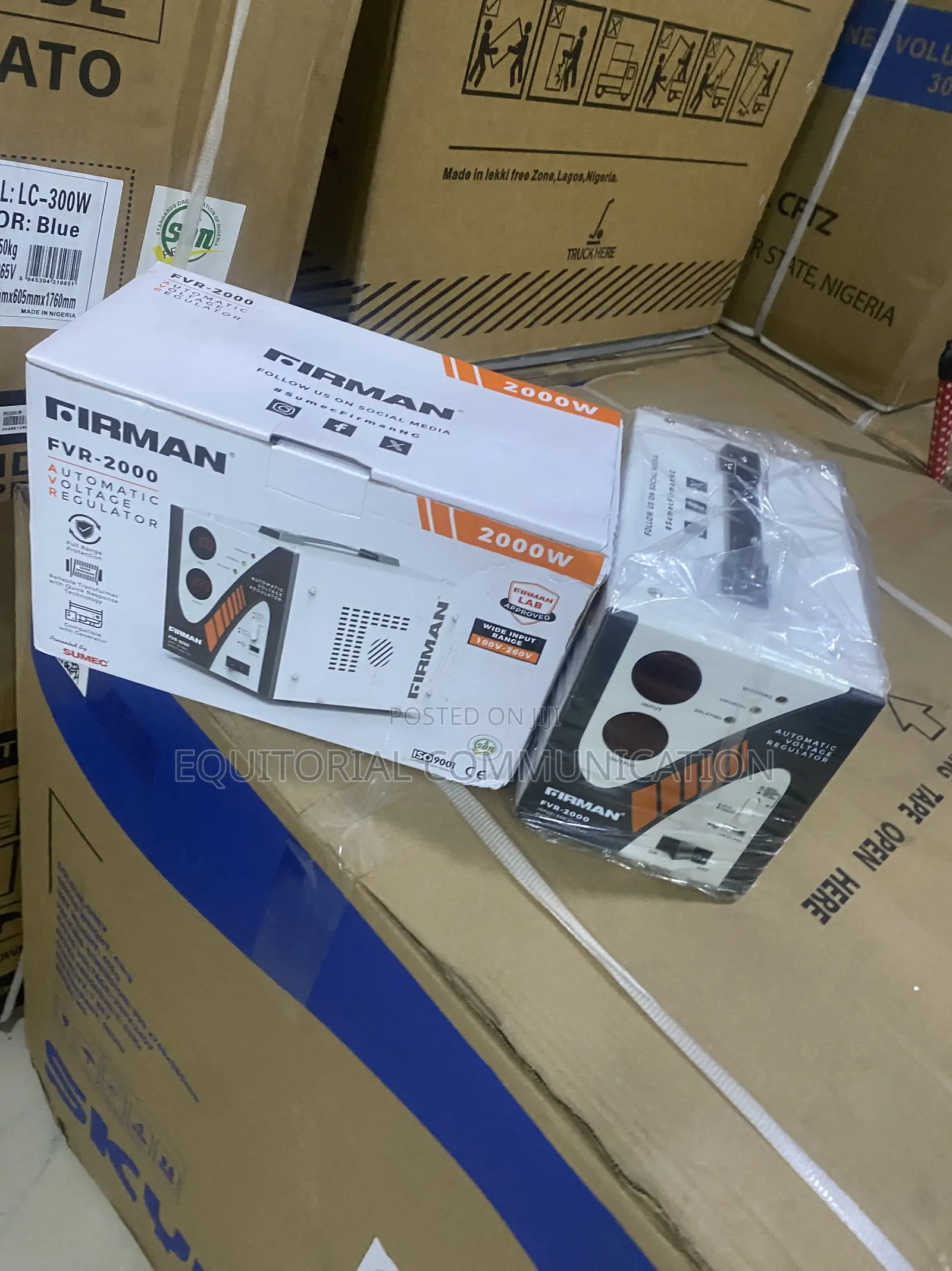 Firman FVR-2000 2000W Voltage Stabilizer for Computers 100V–260V