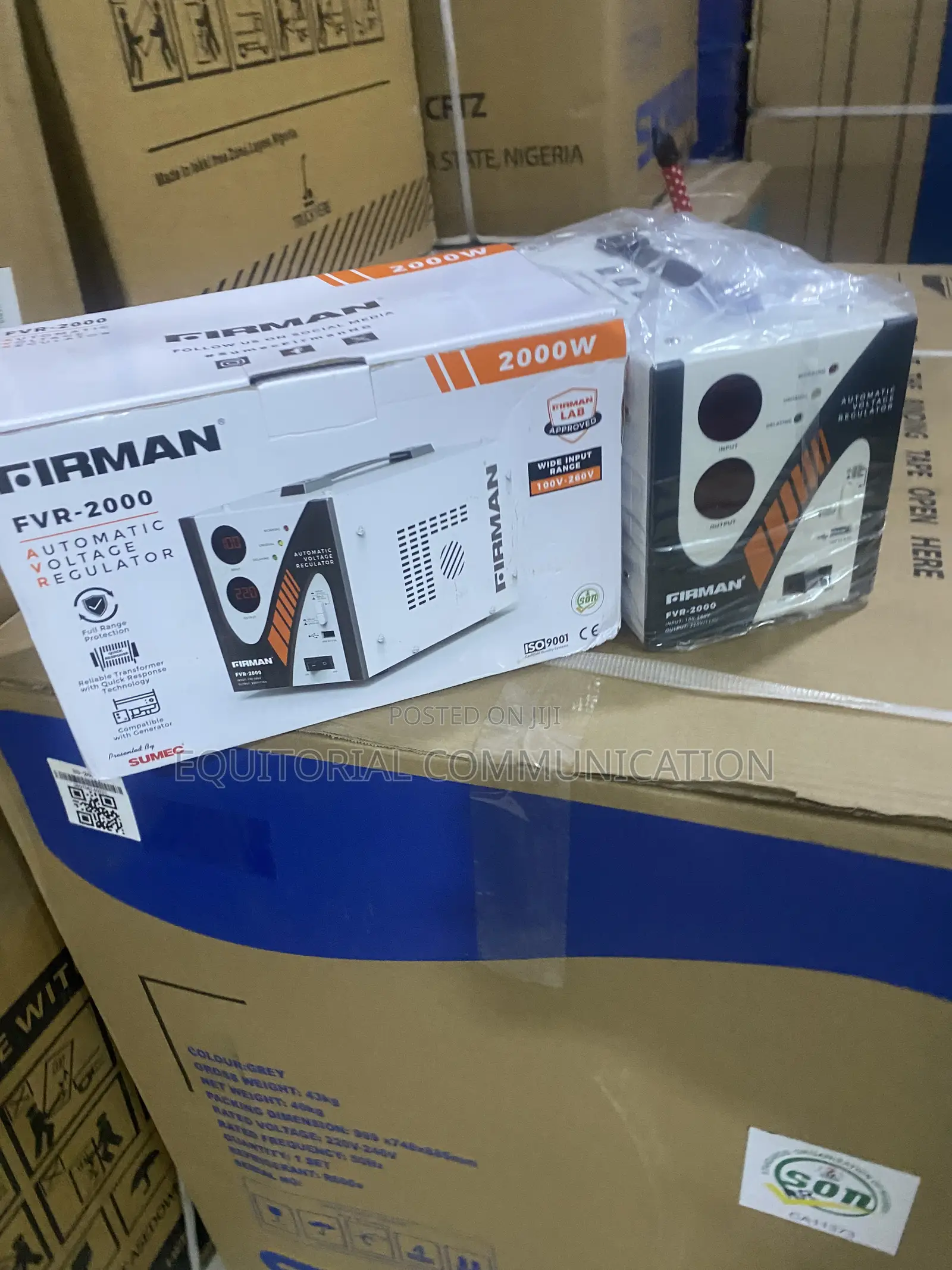 Firman FVR-2000 2000W Electrical Voltage Stabilizing Device 100V–260V