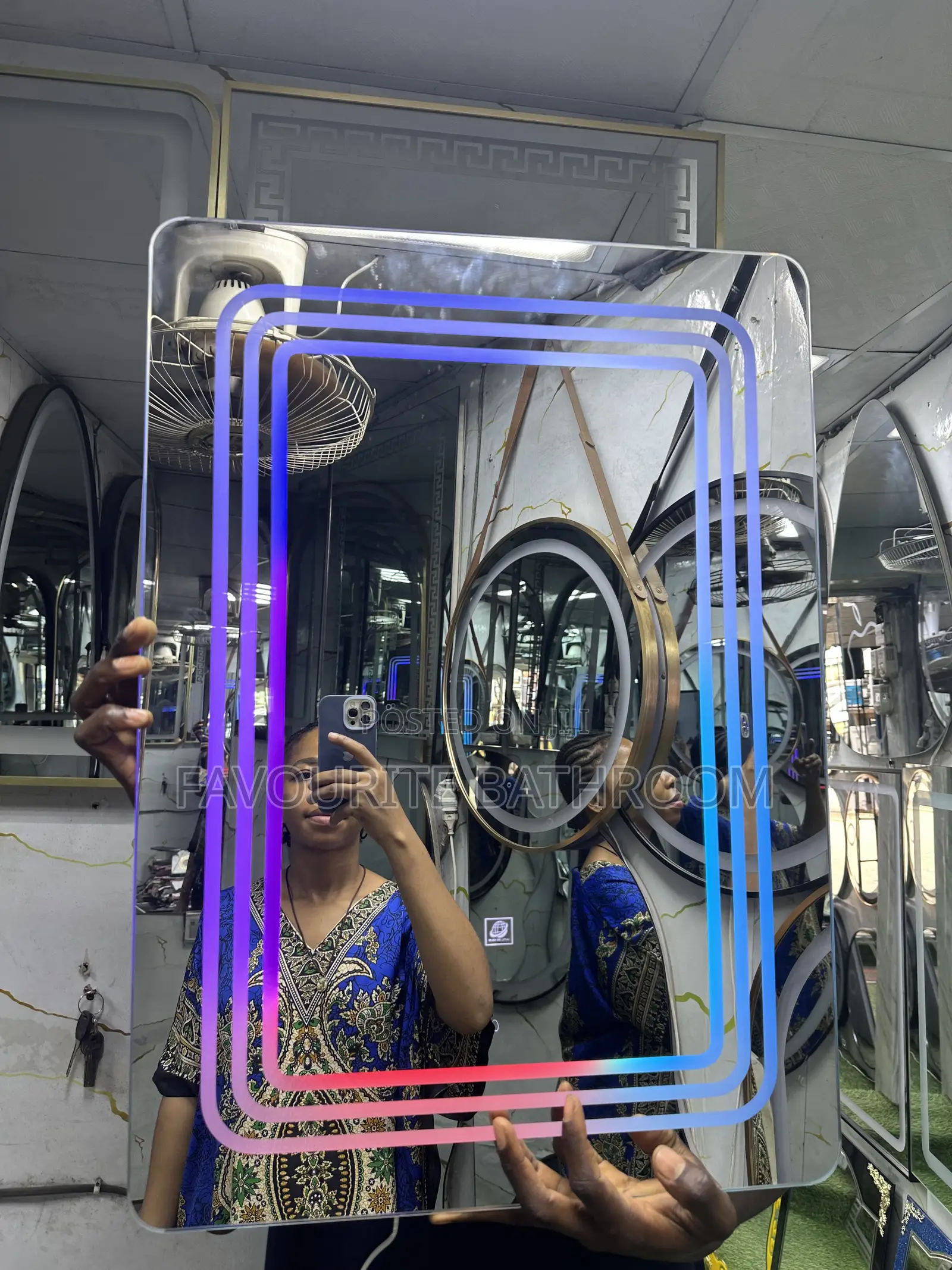 70by50 Multiple Lights LED Mirror