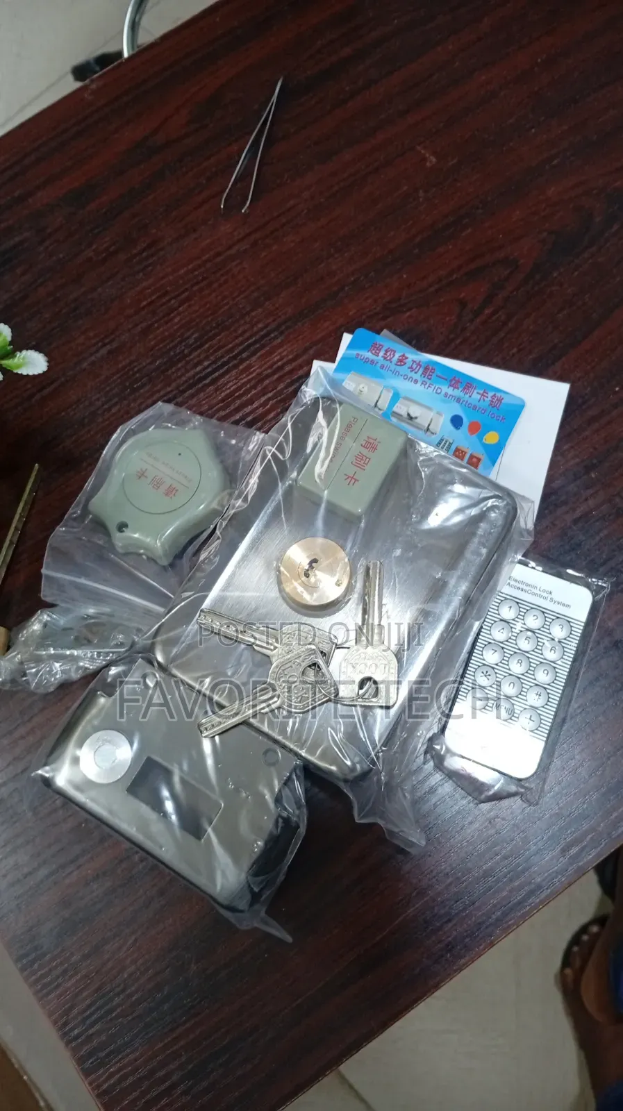 DC12V Electronic RFID Rim Door Lock and Access Control System