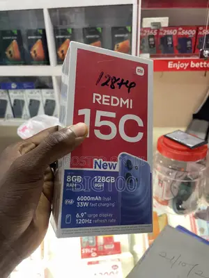 New Xiaomi Redmi 15C 4G 128 GB Black