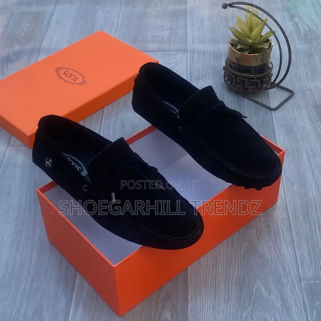 Men's Suede Leather Bow Tie Tod's Shoes | Refined Italian Elegance