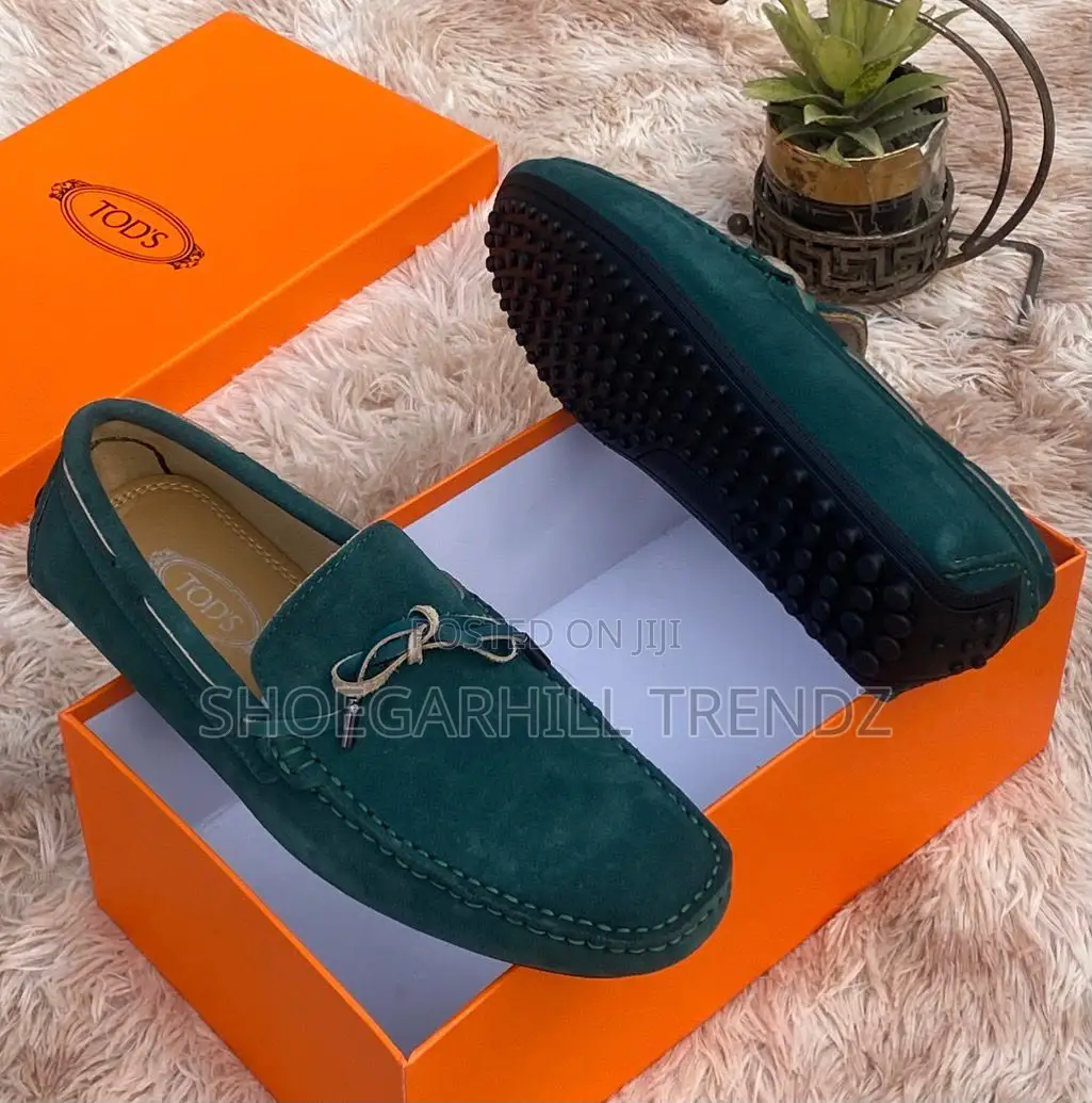 Men's Suede Leather Bow Tie Tod's Shoes | Refined Italian Elegance