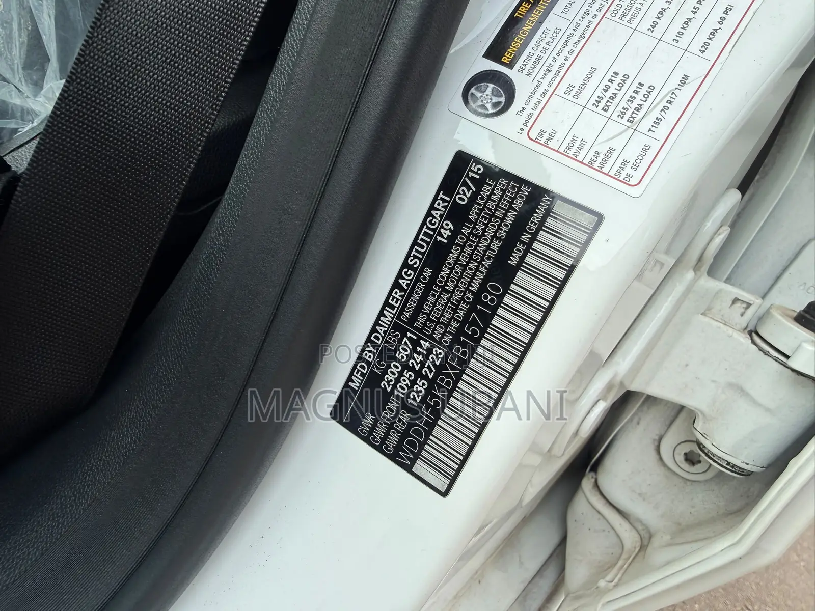 Mercedes-Benz E-Class 2015 White