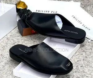 Original Philipp Plein Men Black Half Shoe